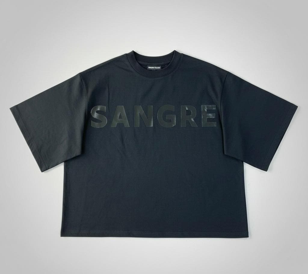 Short-Sleeved Cotton Crewneck - Oscuro 3